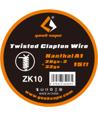 Twisted Clapton Kanthal A1( 28ga x 2+32ga) 15 Ft